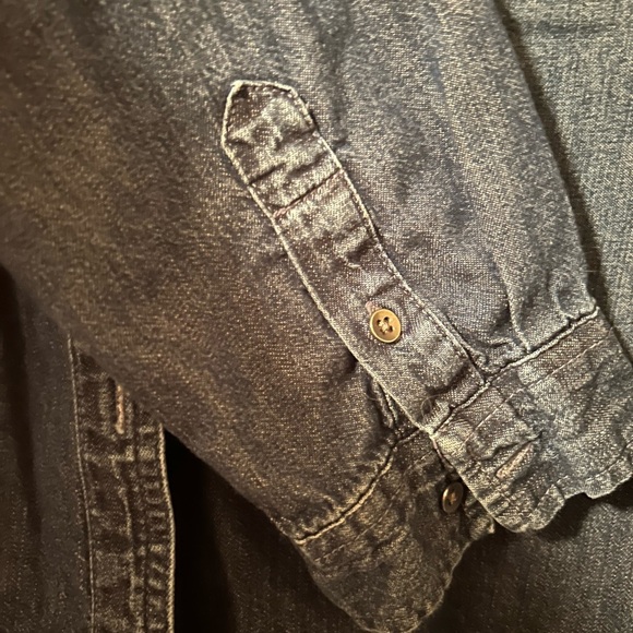 Banana Republic Indigo Denim Shirt Size XL - Picture 6 of 8